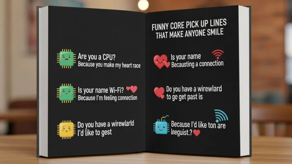 Funny Core Pick Up Lines That Make Anyone Smile