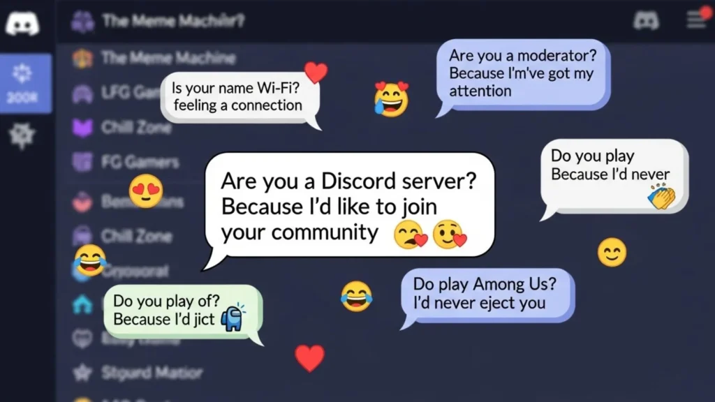 Funny Discord Pick Up Lines That Will Make Them LOL