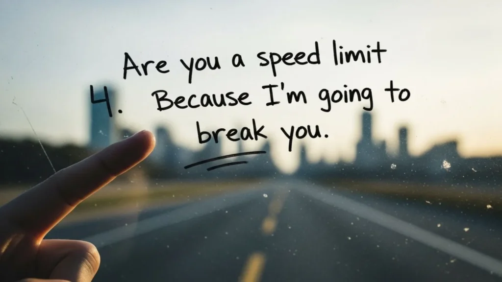 Funny Driven Pick Up Lines Examples