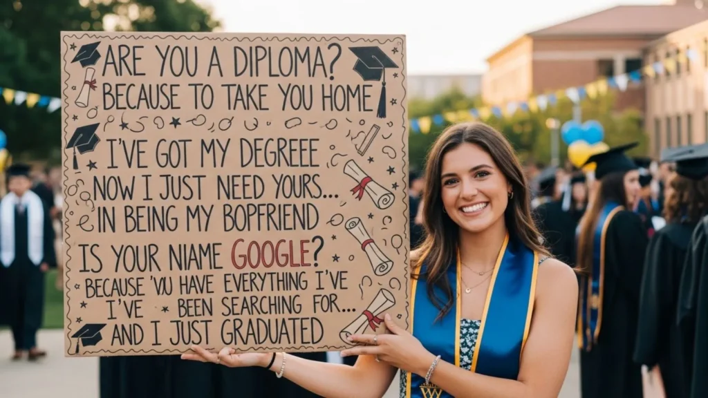 Graduation Pick Up Lines for Him