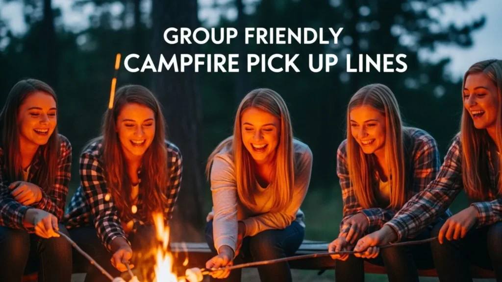 Group-Friendly Campfire Pick Up Lines 