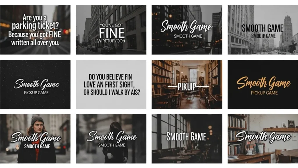 Smooth Game Pick Up Lines for a Flirty Approach