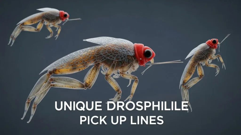 Unique Drosophila Pick Up Lines