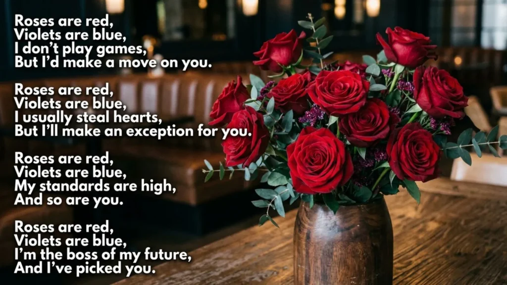  Fierce & Bold Roses Are Red Pick Up Lines