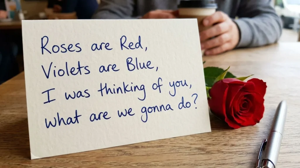 Flirty Roses Are Red Violets Are Blue Messages