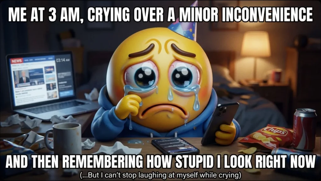 Funny Sad Emoji Meme