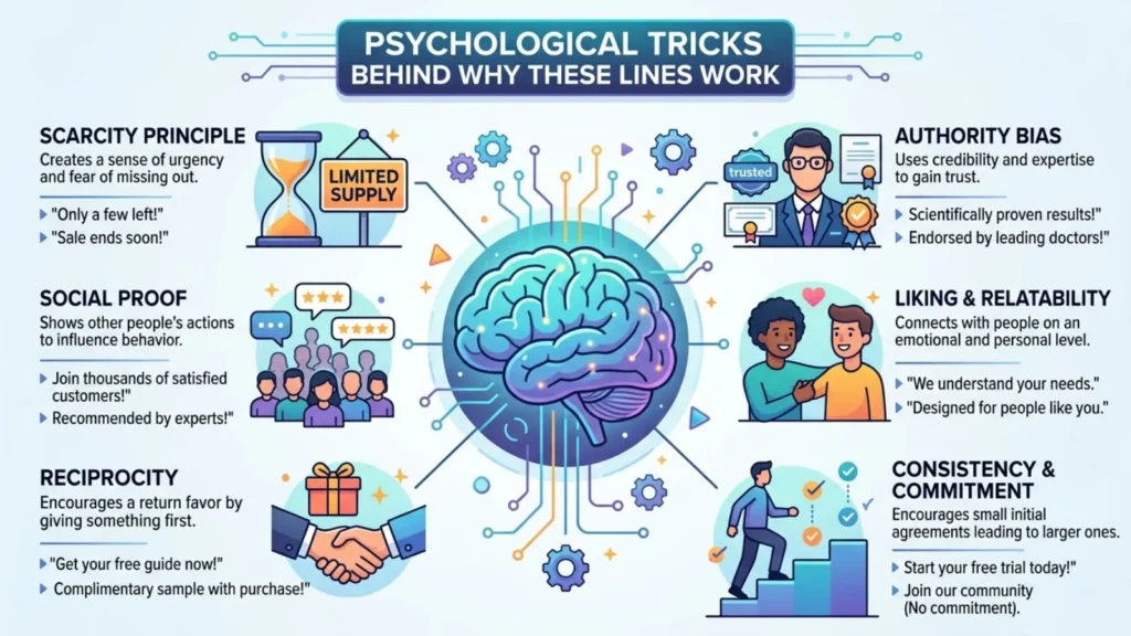  Psychological Tricks Behind Why These Lines Work