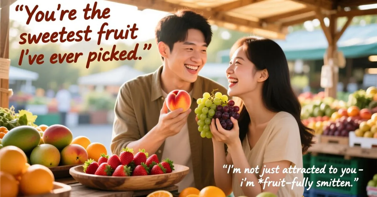 Read more about the article 534+ Fruit Pick Up Lines to Impress Anyone Cute & Funny (2026)