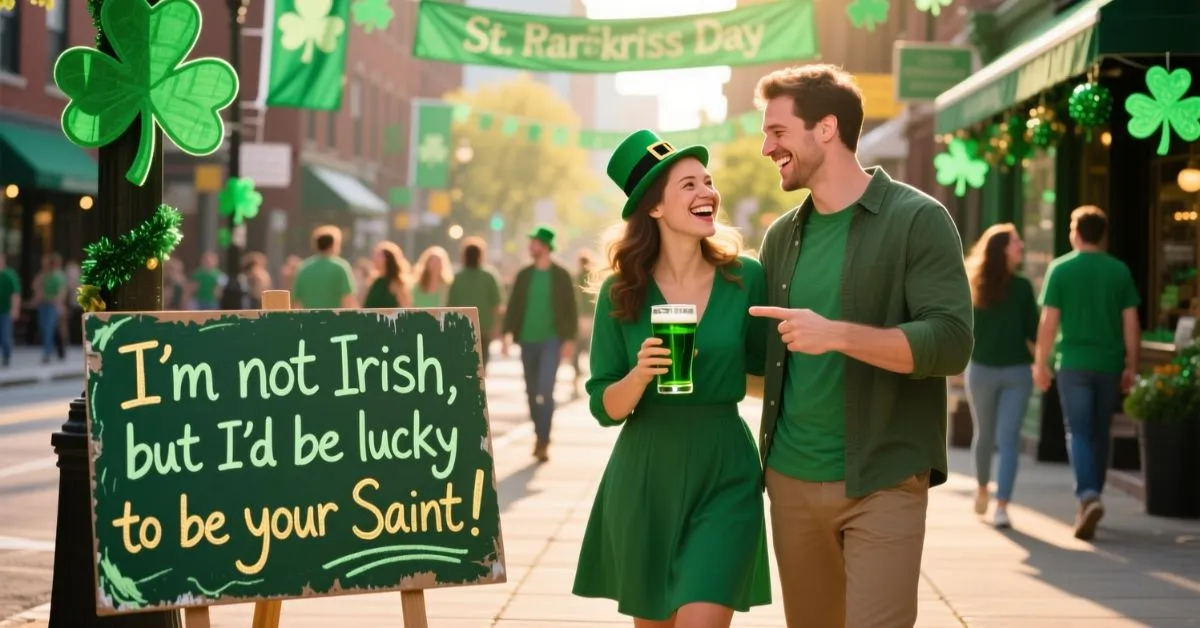 Read more about the article 657+ St. Patrick’s Day Pick Up Lines Collection (2026)