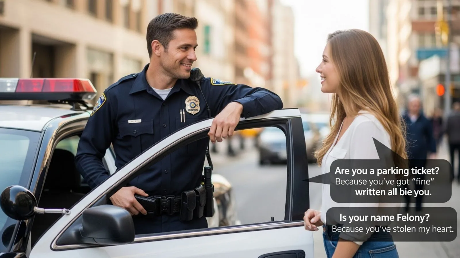 Read more about the article 101+ Police Pick Up Lines to Serve Flirty Justice for 2026