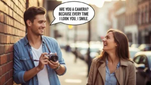 Read more about the article 90+ Photography Pick Up Lines That Capture Hearts Instantly 2026<p class="post-updated-date">🕓 <span class="updated-label">Last updated on</span> <time datetime="2026-02-02T12:22:20+00:00">February 2, 2026</time></p><script type="application/ld+json">
        {
          "@context": "https://schema.org",
          "@type": "BlogPosting",
          "mainEntityOfPage": {
            "@type": "WebPage",
            "@id": "https://pickupsy.com/photography-pick-up-lines/"
          },
          "datePublished": "2026-02-02T12:22:19+00:00",
          "dateModified": "2026-02-02T12:22:20+00:00"
        }
        </script>
