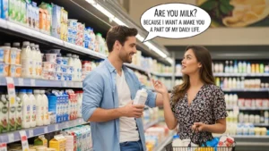 Read more about the article 98+ Best Dairy Pick Up Lines to Make Anyone Smile for 2026 🥛<p class="post-updated-date">🕓 <span class="updated-label">Last updated on</span> <time datetime="2026-03-10T06:08:35+00:00">March 10, 2026</time></p><script type="application/ld+json">
        {
          "@context": "https://schema.org",
          "@type": "BlogPosting",
          "mainEntityOfPage": {
            "@type": "WebPage",
            "@id": "https://pickupsy.com/dairy-pick-up-lines/"
          },
          "datePublished": "2026-03-10T06:07:40+00:00",
          "dateModified": "2026-03-10T06:08:35+00:00"
        }
        </script>
