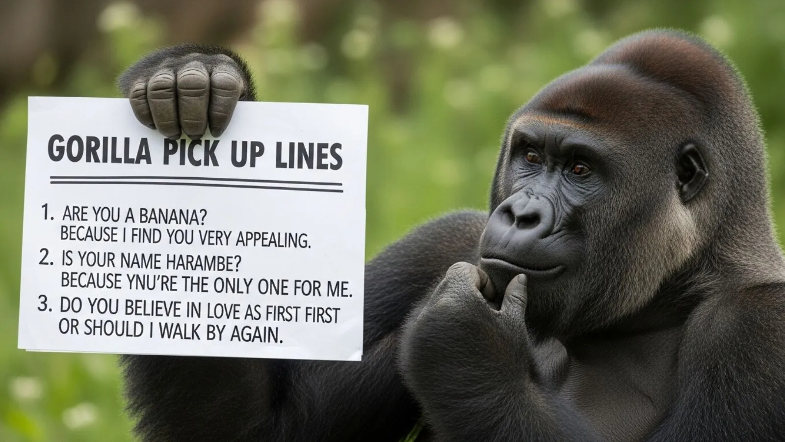 Read more about the article 119+ Gorilla Pick Up Lines That Make Hearts Go Wild for 2026