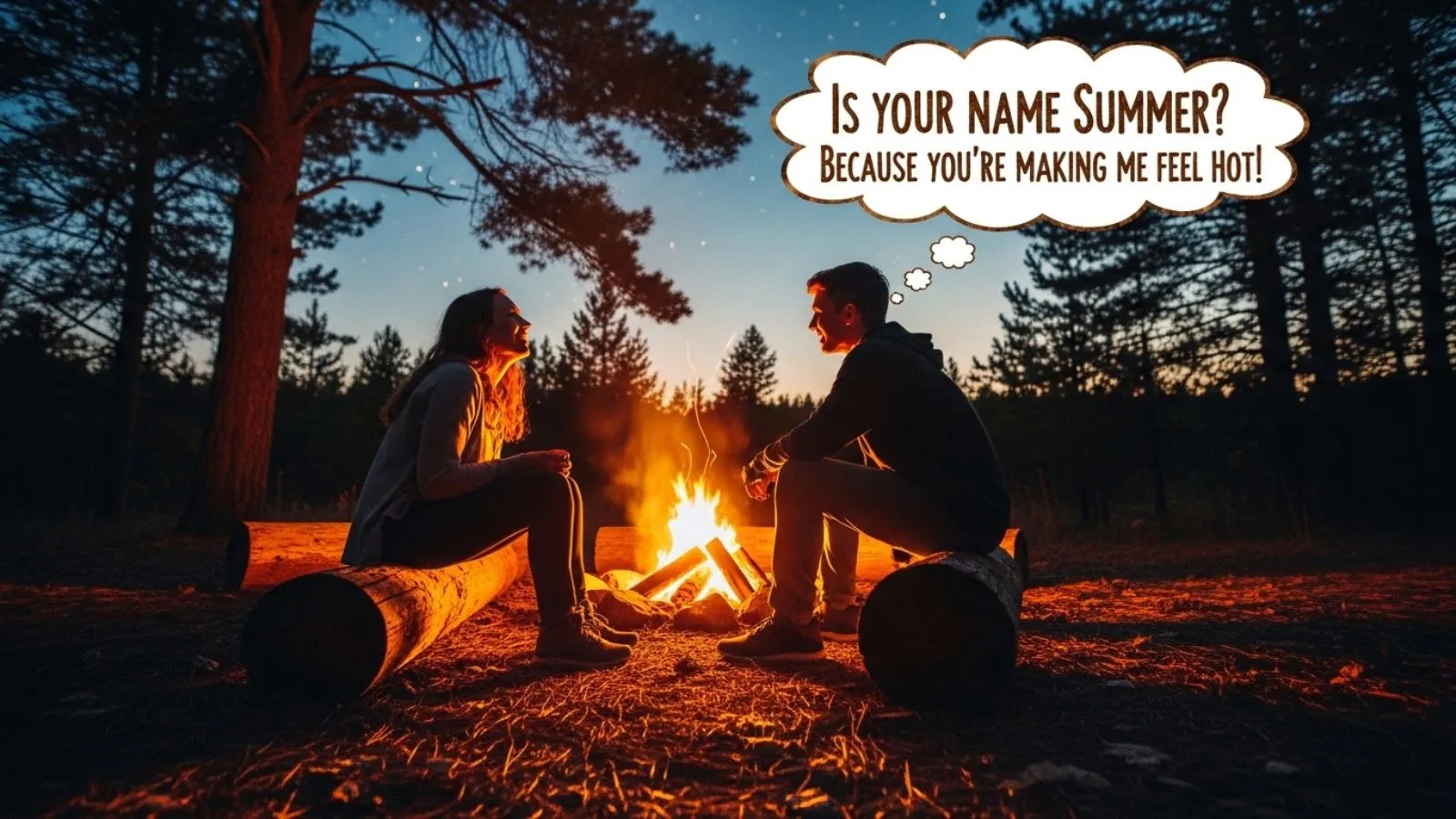 Read more about the article 88+ Campfire Pick Up Lines That Spark Instant Attraction 2026 🔥