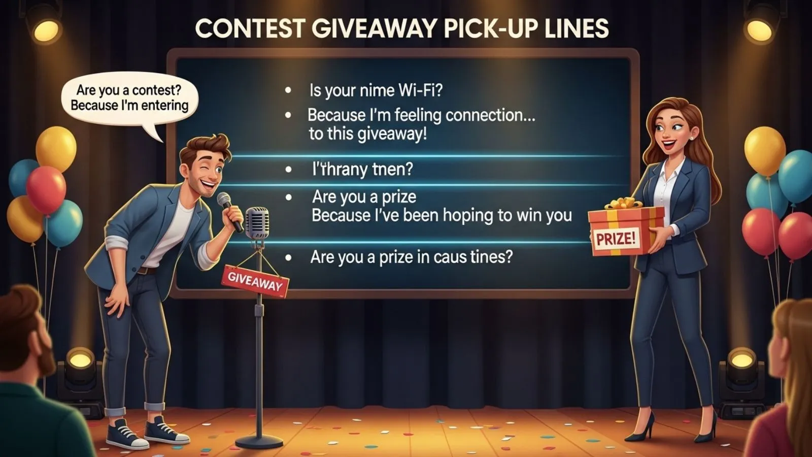Read more about the article 124+ Contest Giveaway Pick Up Lines for Maximum Wins for 2026