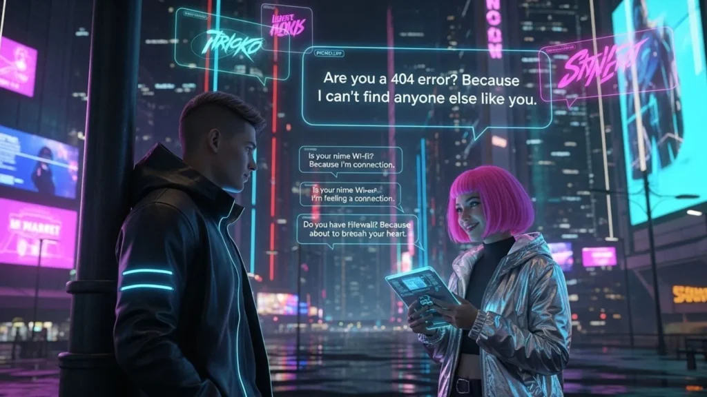 108+ Cyber Pick Up Lines That Will Crash Their Heart for 2026 💻