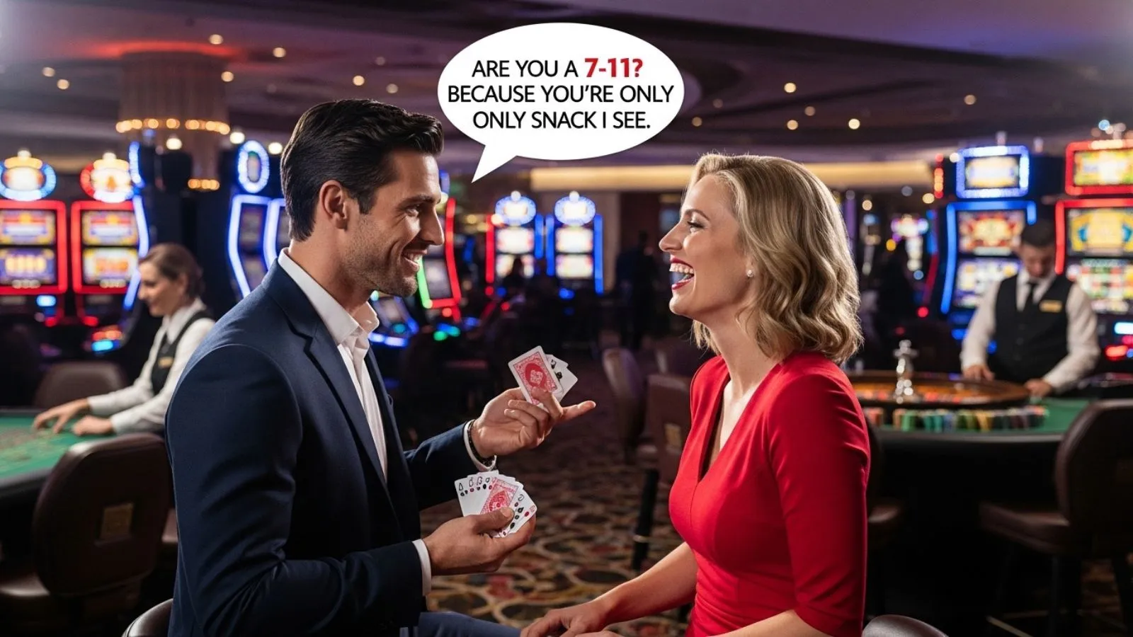 Read more about the article 122+ Gambling Pick Up Lines That Always Hit the Jackpot for 2026 🎰