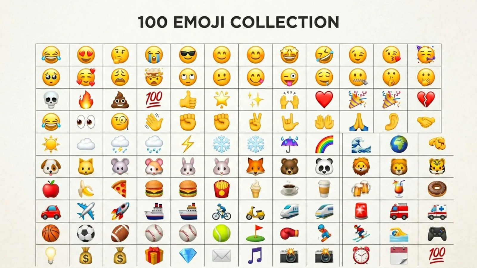 You are currently viewing 💯 100 Emoji Guide: Ultimate Stylish Emoji Collection<p class="post-updated-date">🕓 <span class="updated-label">Last updated on</span> <time datetime="2026-05-05T09:24:38+00:00">May 5, 2026</time></p><script type="application/ld+json">
        {
          "@context": "https://schema.org",
          "@type": "BlogPosting",
          "mainEntityOfPage": {
            "@type": "WebPage",
            "@id": "https://pickupsy.com/100-emoji/"
          },
          "datePublished": "2026-05-05T09:24:36+00:00",
          "dateModified": "2026-05-05T09:24:38+00:00"
        }
        </script>