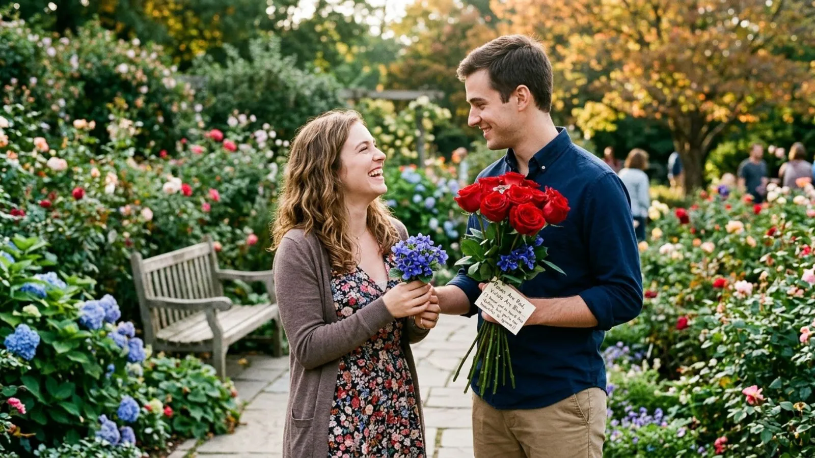 You are currently viewing 178+ Roses Are Red Violets Are Blue Pick Up Lines for Flirting for 2026 😍<p class="post-updated-date">🕓 <span class="updated-label">Last updated on</span> <time datetime="2026-05-06T14:30:27+00:00">May 6, 2026</time></p><script type="application/ld+json">
        {
          "@context": "https://schema.org",
          "@type": "BlogPosting",
          "mainEntityOfPage": {
            "@type": "WebPage",
            "@id": "https://pickupsy.com/roses-are-red-violets-are-blue-pick-up-lines/"
          },
          "datePublished": "2026-05-06T14:30:26+00:00",
          "dateModified": "2026-05-06T14:30:27+00:00"
        }
        </script>