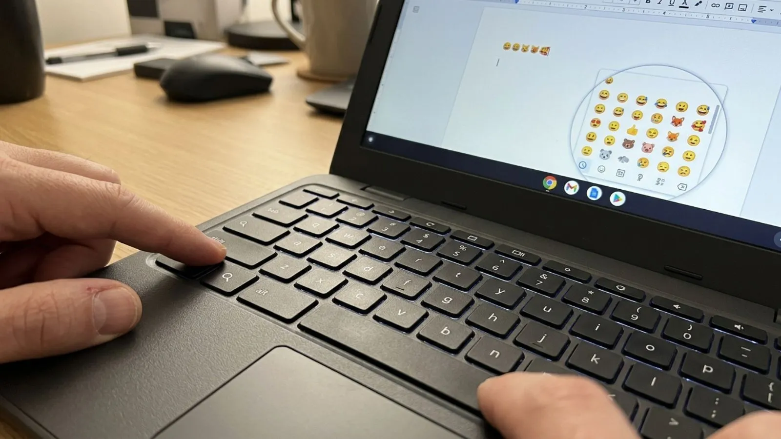 You are currently viewing 56 Emoji Shortcut on Chromebook: Type Emojis Fast (2026)<p class="post-updated-date">🕓 <span class="updated-label">Last updated on</span> <time datetime="2026-06-20T07:29:13+00:00">June 20, 2026</time></p><script type="application/ld+json">
        {
          "@context": "https://schema.org",
          "@type": "BlogPosting",
          "mainEntityOfPage": {
            "@type": "WebPage",
            "@id": "https://pickupsy.com/emoji-shortcut-on-chromebook/"
          },
          "datePublished": "2026-06-20T07:29:11+00:00",
          "dateModified": "2026-06-20T07:29:13+00:00"
        }
        </script>