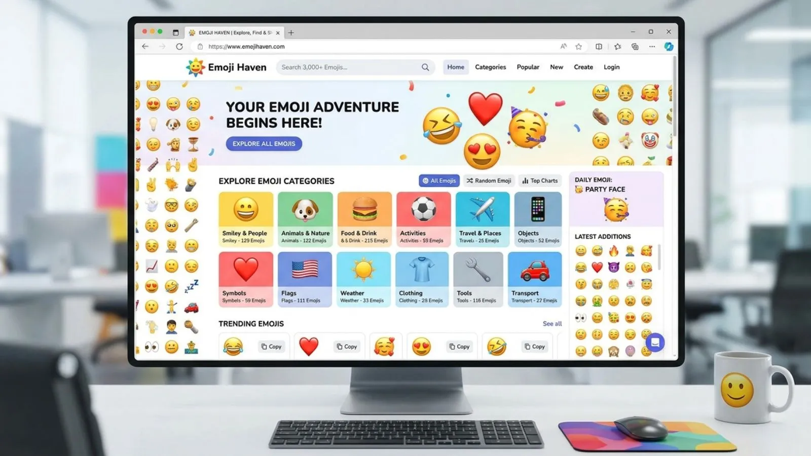 You are currently viewing 32 😍 Emoji Website: Search, Copy and Share Emojis Fast for 2026<p class="post-updated-date">🕓 <span class="updated-label">Last updated on</span> <time datetime="2026-06-07T04:25:51+00:00">June 7, 2026</time></p><script type="application/ld+json">
        {
          "@context": "https://schema.org",
          "@type": "BlogPosting",
          "mainEntityOfPage": {
            "@type": "WebPage",
            "@id": "https://pickupsy.com/emoji-website/"
          },
          "datePublished": "2026-06-07T04:25:50+00:00",
          "dateModified": "2026-06-07T04:25:51+00:00"
        }
        </script>