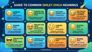 Read more about the article 20 🙂 Smiley Emoji Meanings: Full List of Text & Unicode Emoji Styles for 2026<p class="post-updated-date">🕓 <span class="updated-label">Last updated on</span> <time datetime="2026-06-13T04:19:27+00:00">June 13, 2026</time></p><script type="application/ld+json">
        {
          "@context": "https://schema.org",
          "@type": "BlogPosting",
          "mainEntityOfPage": {
            "@type": "WebPage",
            "@id": "https://pickupsy.com/smiley-emoji-meanings/"
          },
          "datePublished": "2026-06-13T04:19:10+00:00",
          "dateModified": "2026-06-13T04:19:27+00:00"
        }
        </script>